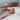 Recycled Skateboard Ring – 8mm Wooden Band in Red, Grey & Brown